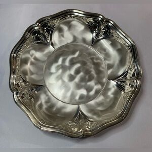 Ikora Germany WMF Elegant Silver Plated Dish Serving Tray 3 Art Deco Grapevine